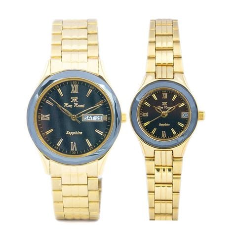  Đồng Hồ Đôi Ray Rucci RR-70032 Sapphire Dây Thép Chính Hãng 