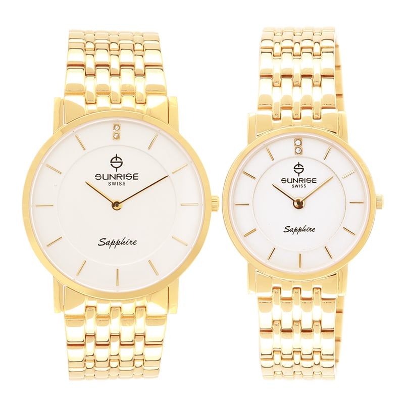  Đồng Hồ Đôi Dây Thép Sunrise 737SWA Chính Hãng Nhật Bản 