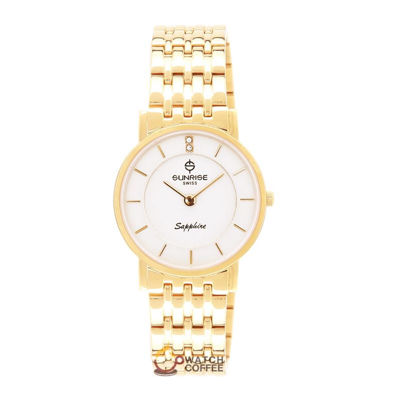  Đồng Hồ Nữ Đẹp Sunrise 737SWA Sapphire Chính Hãng 