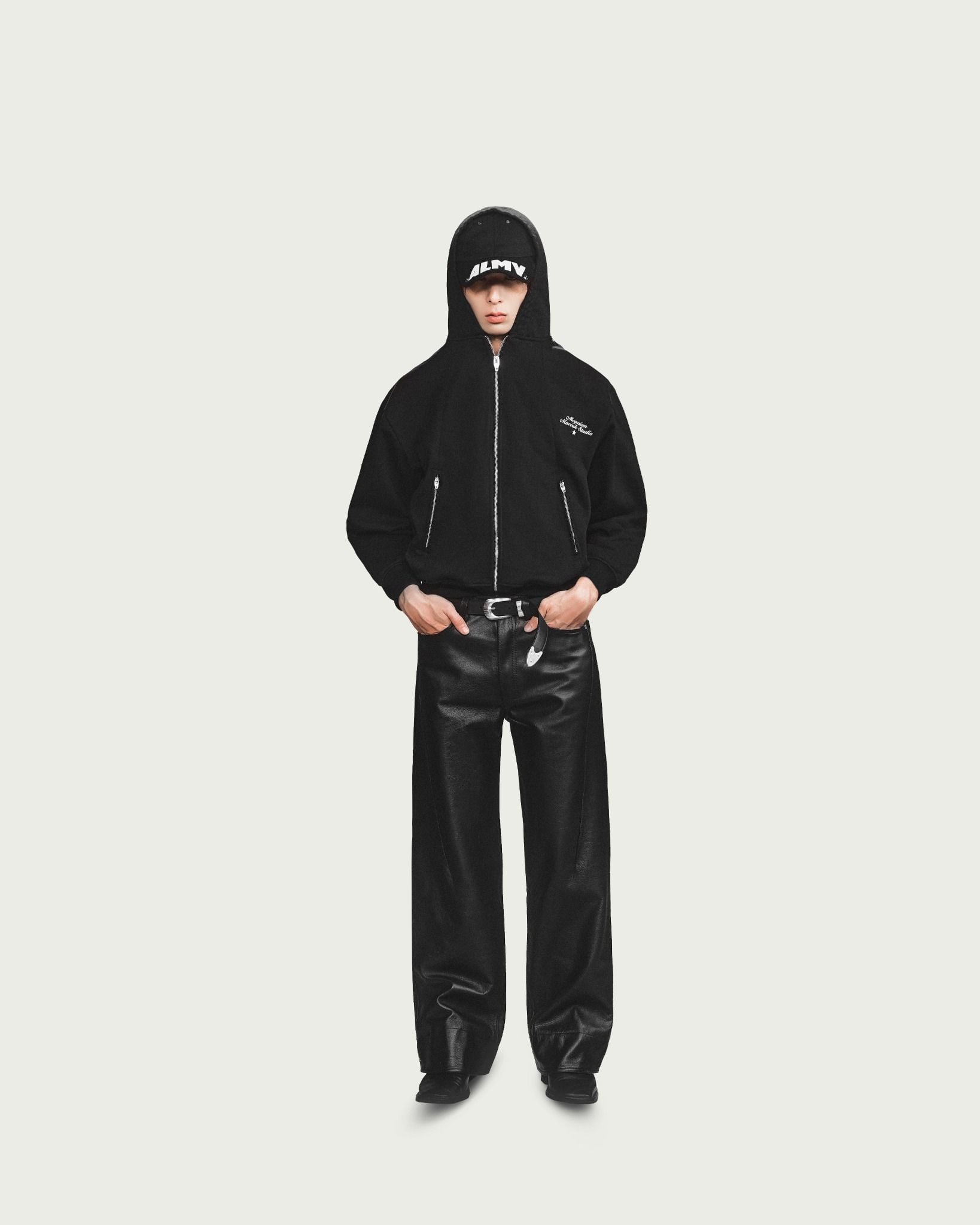  ALMV | SIGNAL NOISE ZIP HOODIE 