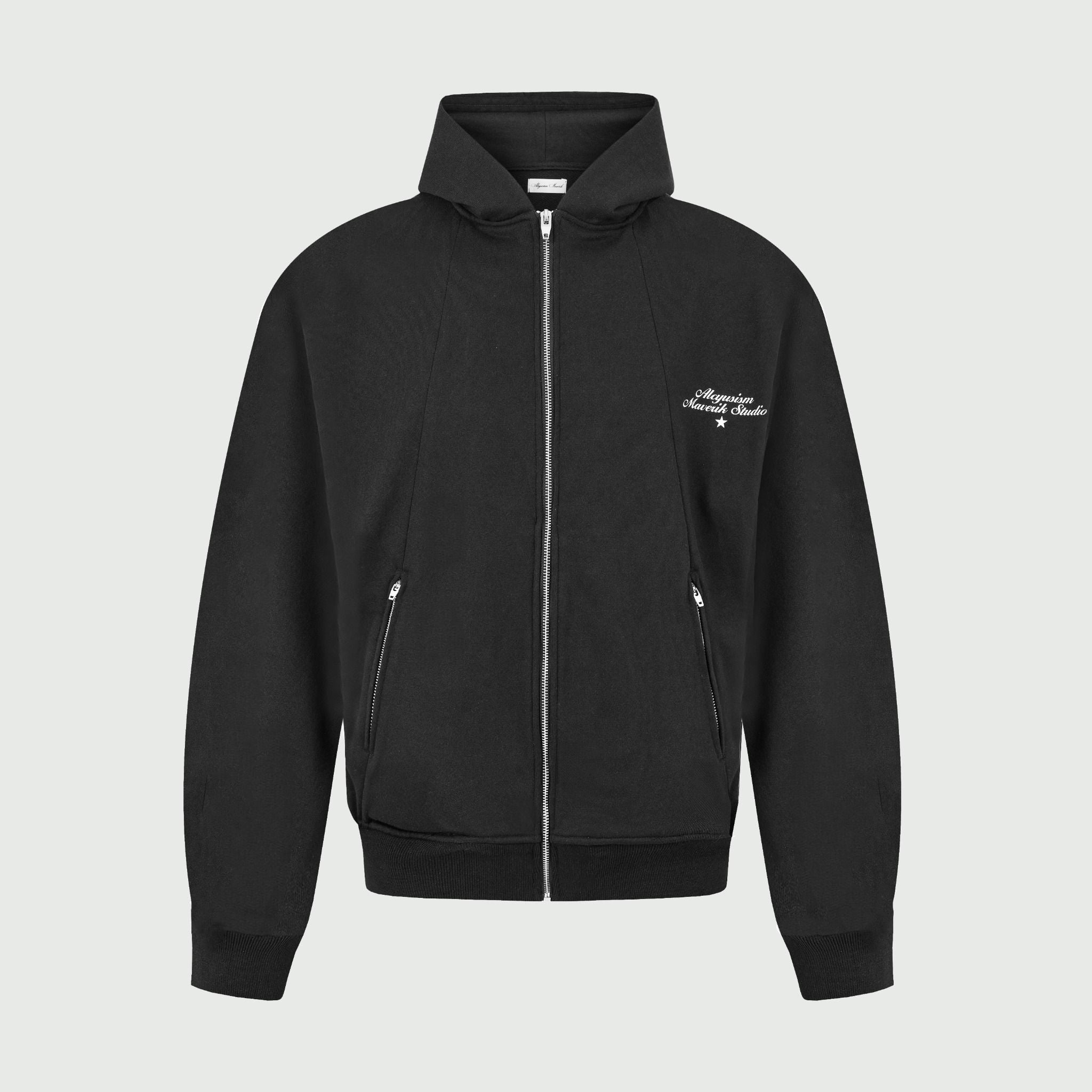  ALMV | SIGNAL NOISE ZIP HOODIE 