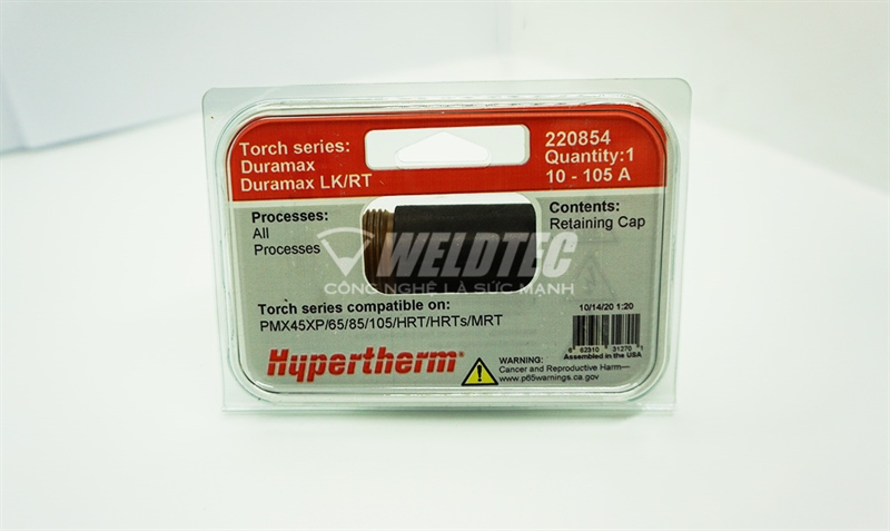 Chụp bảo vệ mỏ plasma PWX85 220854 Hypertherm