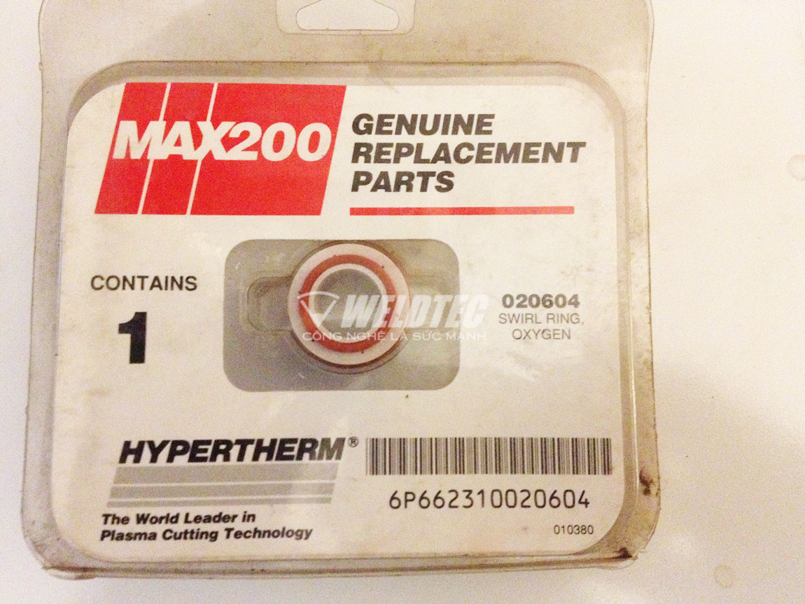 Vòng tạo lốc O2 Max200 020604 Hypertherm