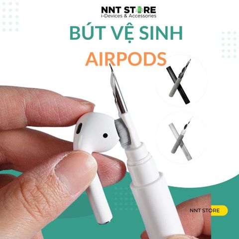  Bút vệ sinh airpod đa năng làm sạch airpods 1 2 3 Pro điện thoại/máy ảnh làm sạch mọi ngóc ngách 