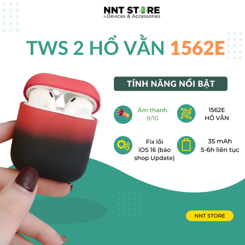  Tai Nghe Bluetooth Airpods 2 Louda Hổ Vằn 1562E - Mới nhất 2024 