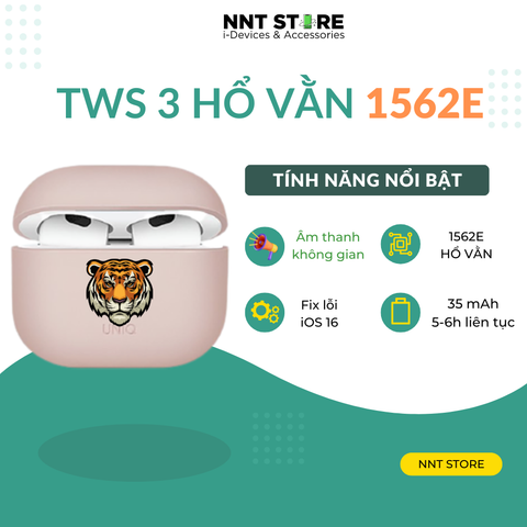  Tai Nghe Bluetooth AP3 Louda Hổ Vằn 1562E - Âm thanh không gian - pin 8h 2024 