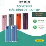  Bình xịt vệ sinh điện thoại , bộ dụng cụ lau màn hình , chai đổ sẵn dung dịch nước làm sạch kính cộng miếng khăn ốp vỏ 