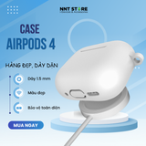  Vỏ đựng ốp case Airpods 4 Silicon trơn nhiều màu 