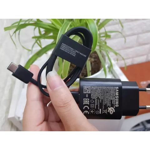  Bộ Sạc Nhanh Samsung Galaxy S20/S20 Plus 25W - Chuẩn PD - Hàng Chính Hãng 
