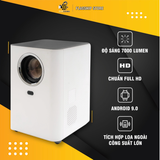  Máy chiếu BeeCube Xtreme - Độ sáng cực lớn, độ phân giải Full HD 1080P - Máy chiếu 4k, chiếu phim sử dụng cho điện thoại 
