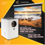  Máy chiếu BeeCube Xtreme - Độ sáng cực lớn, độ phân giải Full HD 1080P - Máy chiếu 4k, chiếu phim sử dụng cho điện thoại 