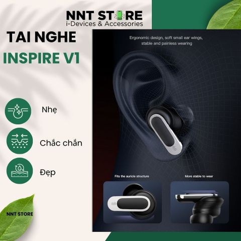  Tai nghe Bluetooth không dây INSPIRE V1 xuyên âm chống ồn chủ động 