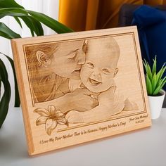  PERSONALISED WOODEN PRINTED PHOTO FRAME - WGH33 