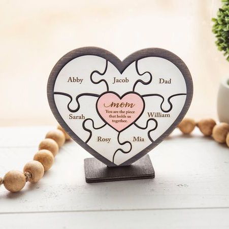 PERSONALISED PUZZEL PIECE SIGN SMALL - WGH53