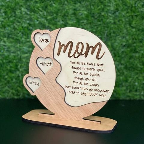  PERSONALISED WOODEN DECORATIVE FRAME - WGH28 