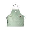 PERSONALISED CANVAS MIXED LEATHER APRON - LGH57