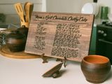 PERSONALISED WOODEN CUTTING BOARD - WGH29