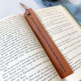 PERSONALISED LEATHER BOOKMARK - LGH27