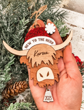 Highland Cow Ornament