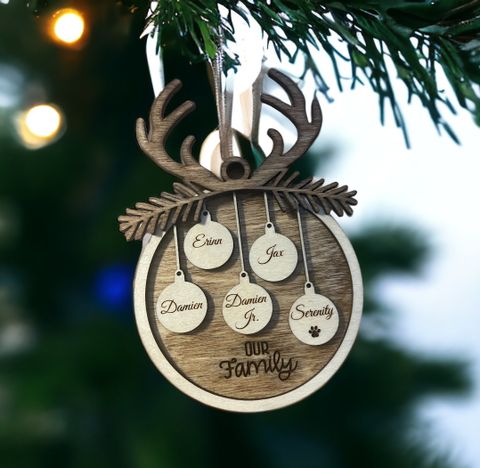  Gingerbread Family Ornament 
