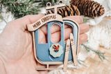 Ski Ornament