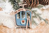 Ski Ornament