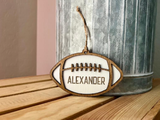 Personalized 3D Football Ornament