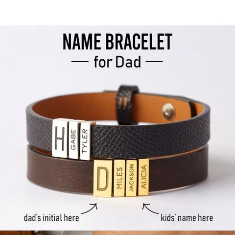  PERSONALISED LEATHER BRACELET - LGH62 