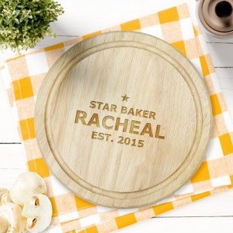  PERSONALISED WOODEN KITCHEN CHOPPING BOARD - WGH35 