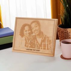  PERSONALISED WOODEN PRINTED PHOTO FRAME - WGH33 