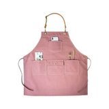 PERSONALISED CANVAS MIXED LEATHER APRON - LGH57
