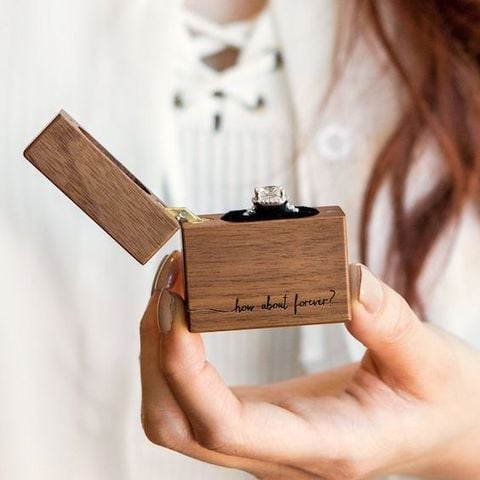  ENGRAVED SECRET ENGAGEMENT RING BOX - WGH65 
