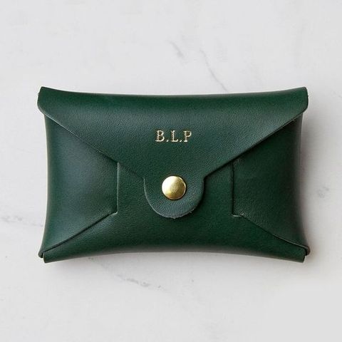 WOMEN'S PERSONALISED LEATHER COIN PURSE - LGH26