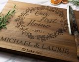PERSONALISED WOODEN CUTTING BOARD - WGH29
