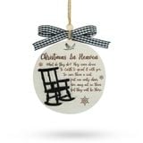 Customizable Memorial Keepsake Fishing Charm Ornament