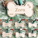Dog Bone Christmas Ornament
