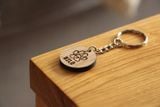 Personalised Paw Print Keyring