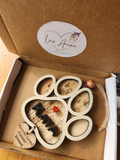 Dog Paw Memorial Christmas