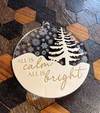 Dog memoral Paw Print Xmas Tree