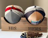 Double Wooden Hat Holder