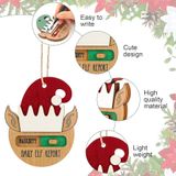 Elf Report Ornament for Kids