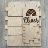 Personalized Wooden Growth Chart Personalized Nursery Decor Baby Shower Gift Height Chart for Kids Family growth chart Growth Chart Ruler