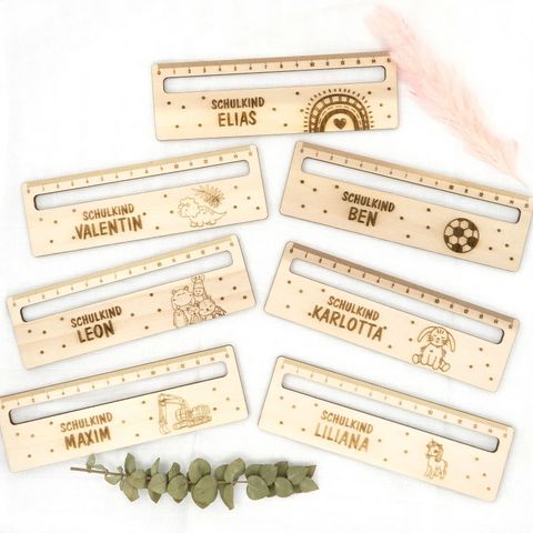 Personalized reading aid with ruler