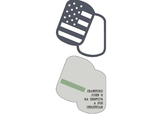 Military Dog Tag Ornaments