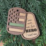 Military Dog Tag Ornaments