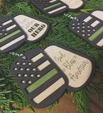 Military Dog Tag Ornaments