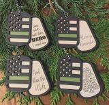 Military Dog Tag Ornaments