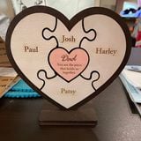 PERSONALISED PUZZEL PIECE SIGN SMALL - WGH53