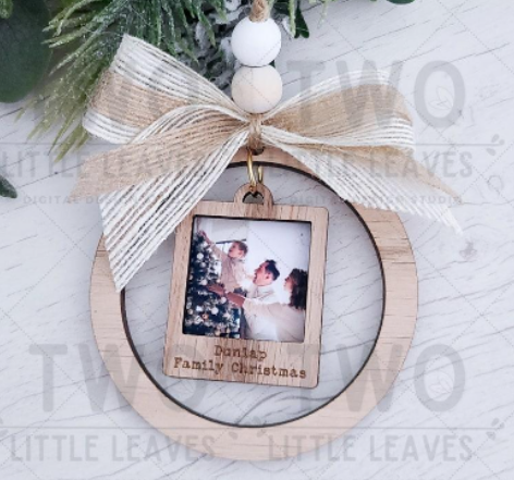 Hanging Photo Ornament