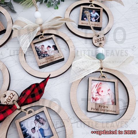  Hanging Photo Ornament 